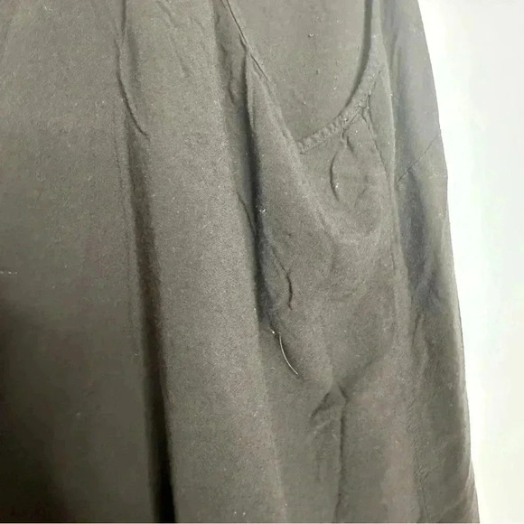 Spaghetti Strap Tank Top Flowy Black Size Extra Small - Picture 14 of 16